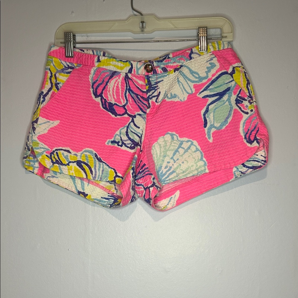 Lilly Pulitzer Vibrant Floral High Waist Shorts
